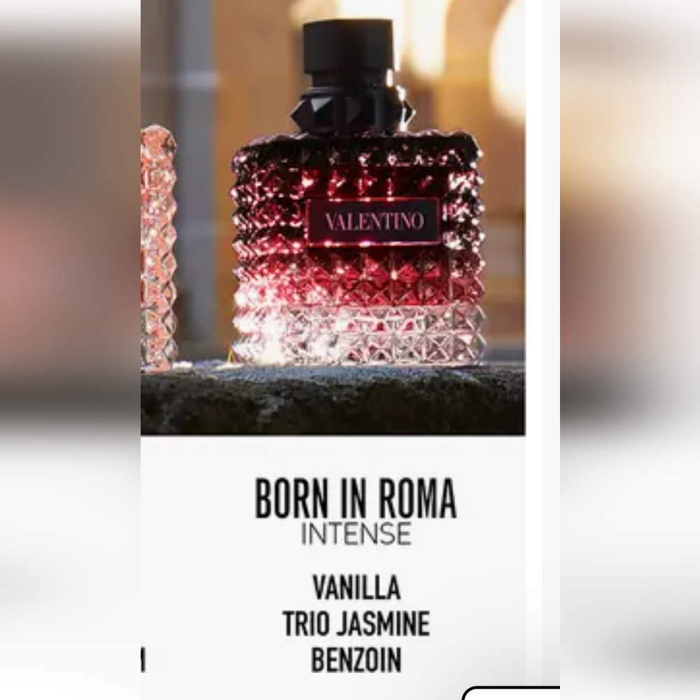 Valentino BORN IN ROMA INTENSE EAU DE PARF Travel Size 6ml, New in Box - Picture 2 of 2